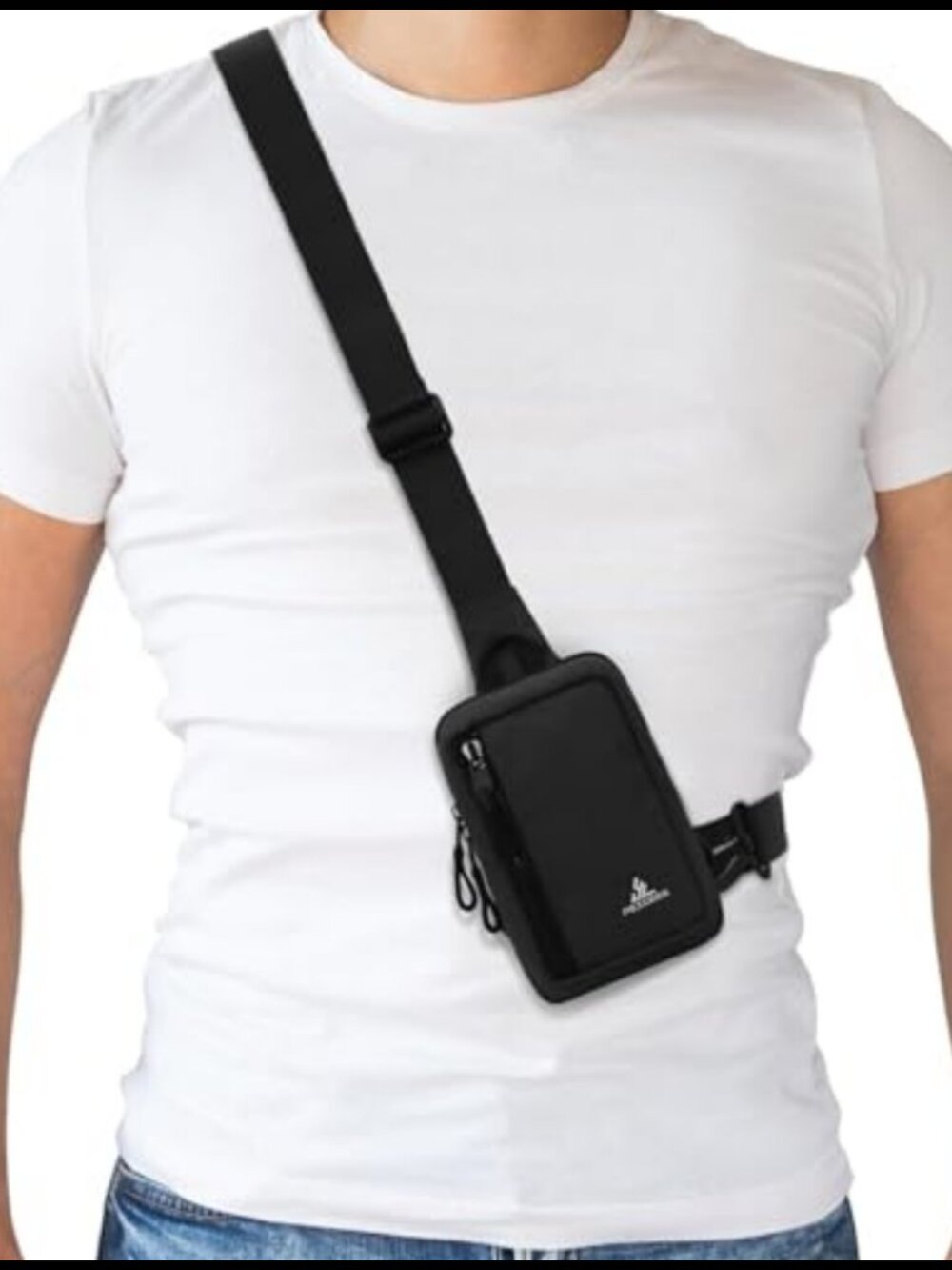 Nylon Mini Sling Bag Crossbody Water Resistant Adjustable Strap